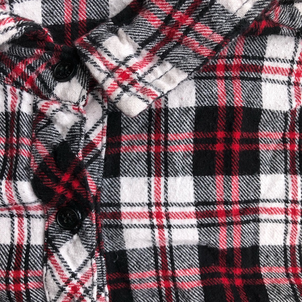Bajee Collection Red & Black Button Up Flannel - Picture 5 of 7